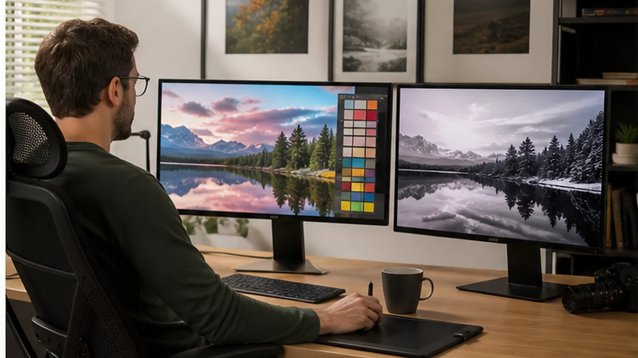 A real-life scene illustrating desktop vs. laptop for a home office: which fits your routine?