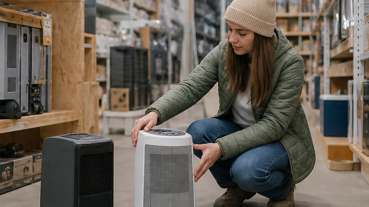 A lifestyle scene for How to Choose a Space Heater for a Home Office